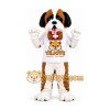 Brown and White Rescue Dog Mascot Costume Brown and White Rescue Dog Mascot Costume
