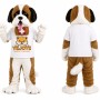 Brown and White Rescue Dog Mascot Costume