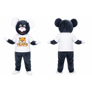 Dark Gray Mouse Mascot Costume