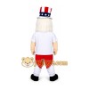 Red White Blue Uncle Sam Mascot Costume Red White Blue Uncle Sam Mascot Costume