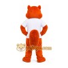 Orange Squirrel Mascot Costume with White Shirt Orange Squirrel Mascot Costume with White Shirt