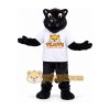Black Panther Mascot Costume with White T-Shirt Black Panther Mascot Costume with White T-Shirt