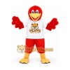 Red Bird Mascot Costume with White T-Shirt