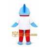 Blue Shark Mascot Costume with Red Pants Blue Shark Mascot Costume with Red Pants