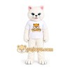 White Cat Mascot Costume with Blue Eyes White Cat Mascot Costume with Blue Eyes