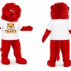 Red Lion Mascot Costume