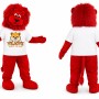 Red Lion Mascot Costume