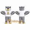 Gray Owl Mascot Costume Gray Owl Mascot Costume