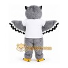 Gray Owl Mascot Costume Gray Owl Mascot Costume