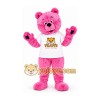 Pink Bear Mascot Costume Pink Bear Mascot Costume