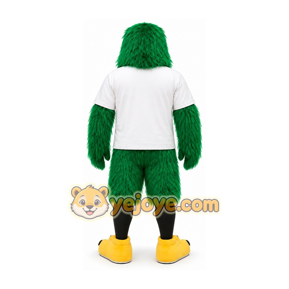 Green Eagle Mascot Costume Green Eagle Mascot Costume