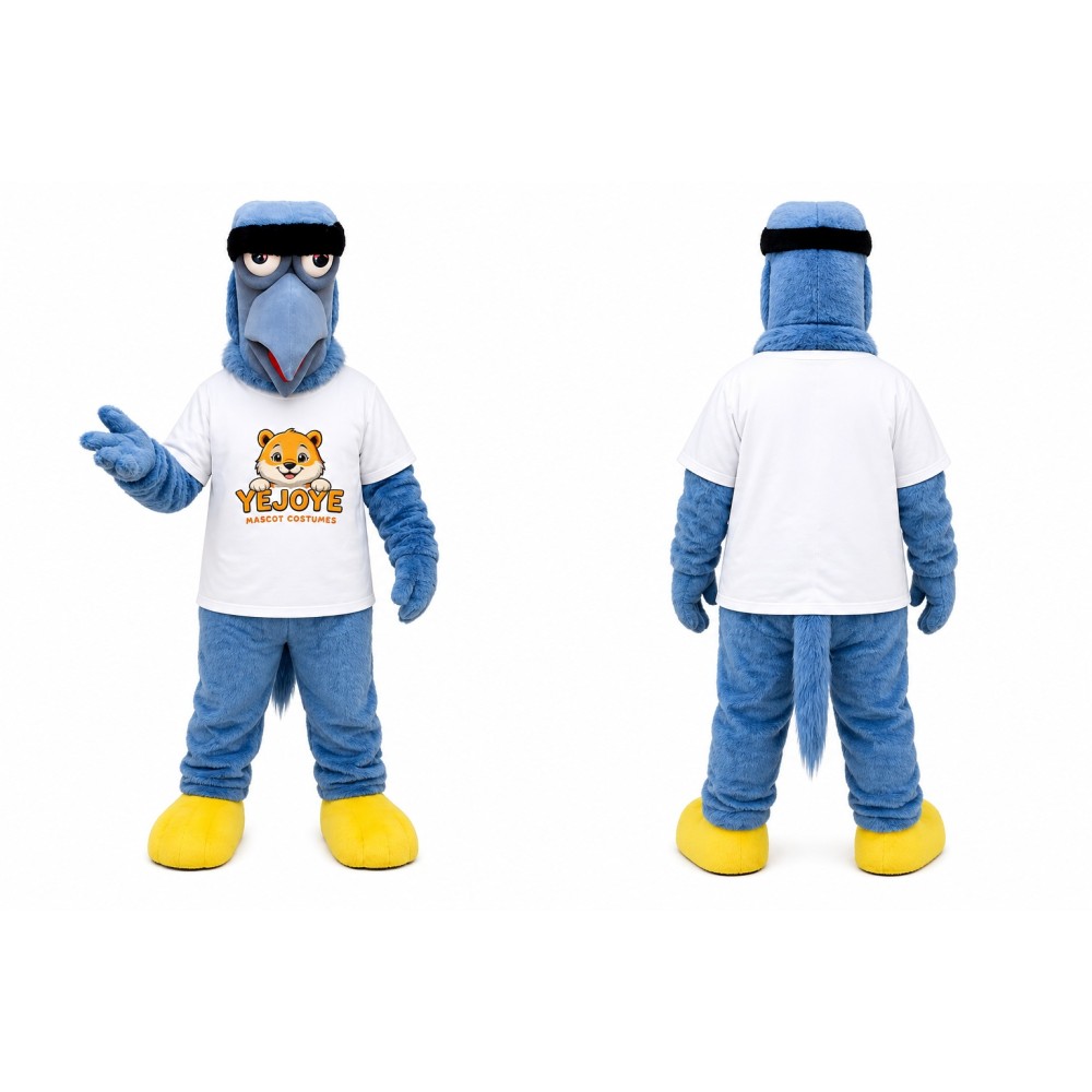 Blue Bird Mascot Costume