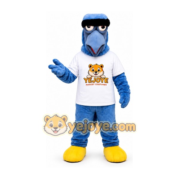 Blue Bird Mascot Costume