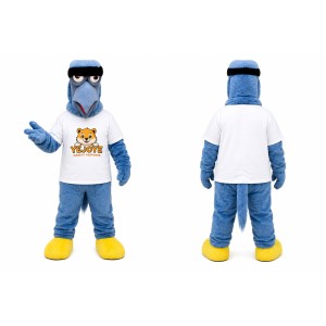 Blue Bird Mascot Costume