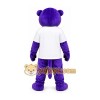 Purple Panther Mascot Costume
