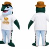 Green Fish Mascot Costume with Hat
