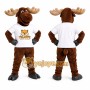 Brown Moose Mascot Costume