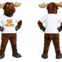 Brown Moose Mascot Costume