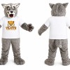Gray Wolf Mascot Costume