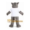 Gray Wolf Mascot Costume Gray Wolf Mascot Costume