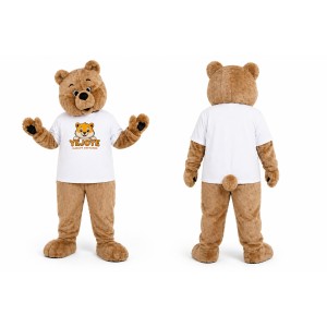 Light Brown Bear Mascot Costume