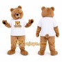 Light Brown Bear Mascot Costume