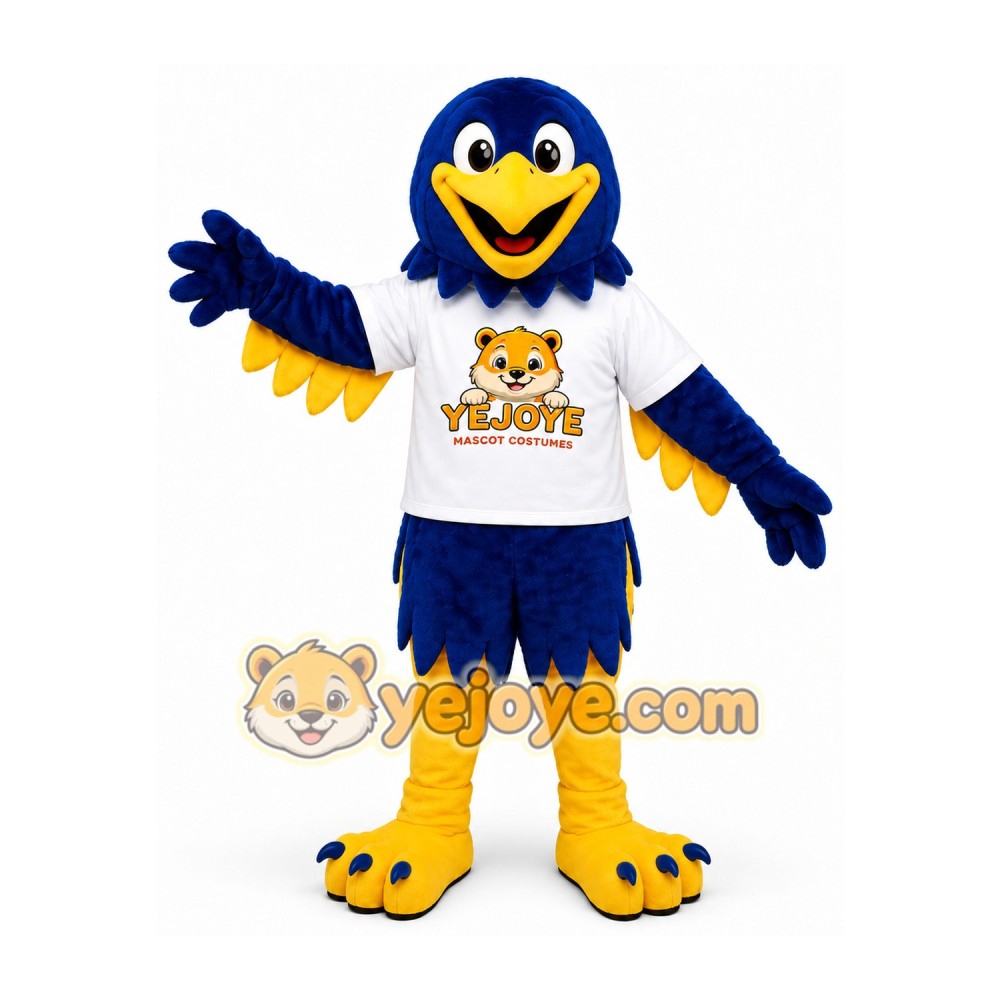 Blue Eagle Mascot Costume Blue Eagle Mascot Costume