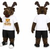 Brown Moose Mascot Costume