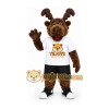 Brown Moose Mascot Costume Brown Moose Mascot Costume