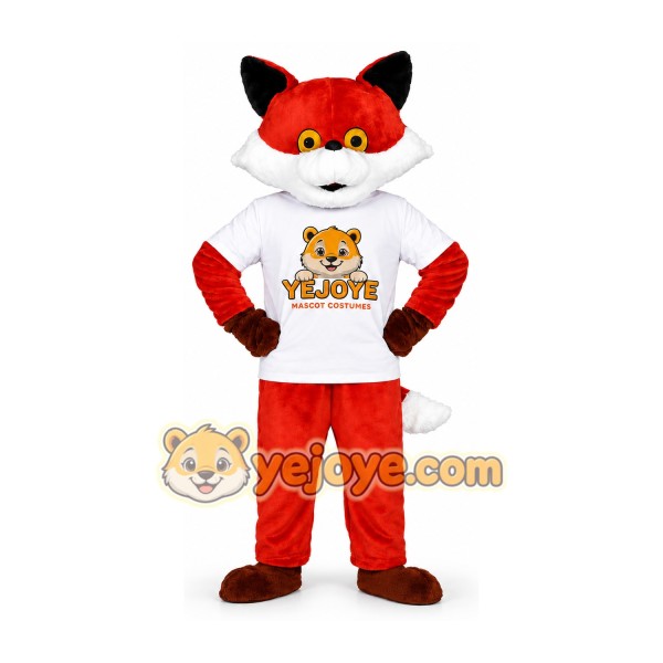 Red Fox Mascot Costume