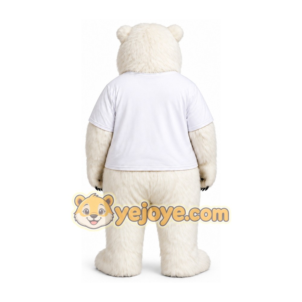 White Polar Bear Mascot Costume White Polar Bear Mascot Costume