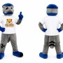 Blue Gray Eagle Mascot Costume