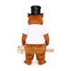 Brown Beaver Mascot Costume