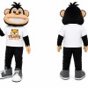 Black Monkey Mascot Costume