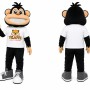 Black Monkey Mascot Costume