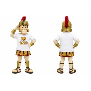 Gold Roman Soldier Mascot Costume