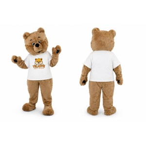 Light Brown Bear Mascot Costume