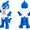 Blue Dolphin Mascot Costume