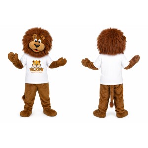 Brown Lion Mascot Costume