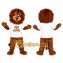 Brown Lion Mascot Costume