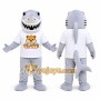 Gray Shark Mascot Costume