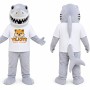Gray Shark Mascot Costume