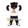 Dark Brown Bear Mascot Costume Dark Brown Bear Mascot Costume
