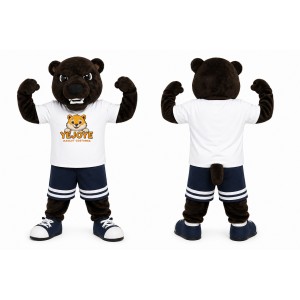 Dark Brown Bear Mascot Costume