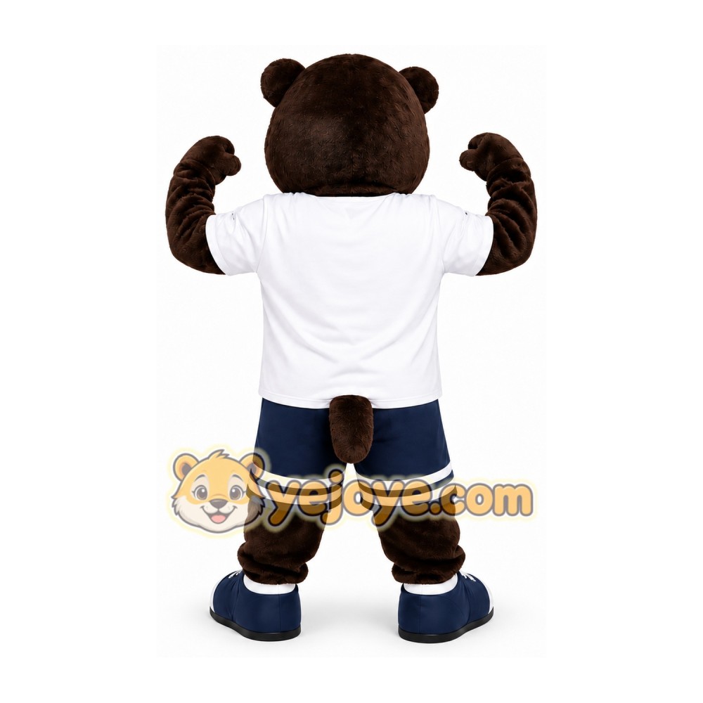 Dark Brown Bear Mascot Costume Dark Brown Bear Mascot Costume