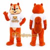 Orange Squirrel Mascot Costume Orange Squirrel Mascot Costume