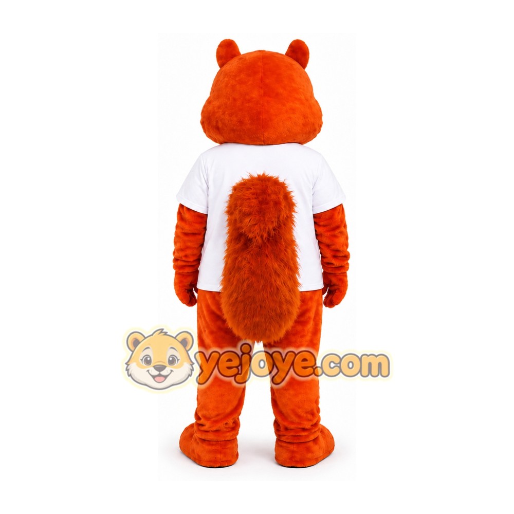 Orange Squirrel Mascot Costume Orange Squirrel Mascot Costume