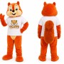 Orange Squirrel Mascot Costume