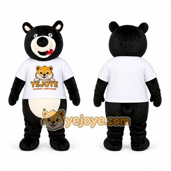 Black Bear Mascot Costume